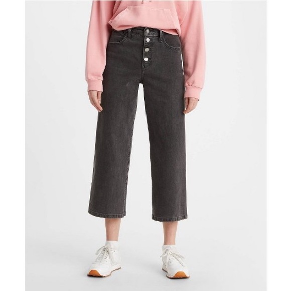 Levi's Denim - Levi’s Mile High Wide Leg Cropped Jeans